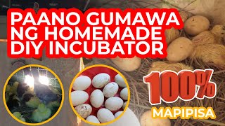 Paano gumawa ng diy incubator How to make an incubator at home and hatch ducks chicken turkey goose