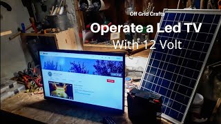 Off Grid TV 12v (from 100-220v)