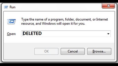 How To Delete Run History Or Run Searches