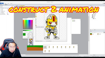 การใส่ animation ในโปรแกรม construct 2