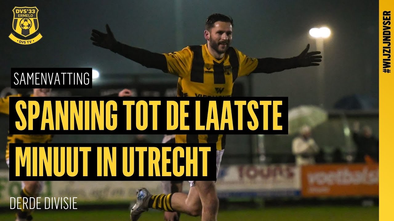 SPANNING TOT DE LAATSTE MINUUT IN UTRECHT | Hercules - DVS'33 Ermelo