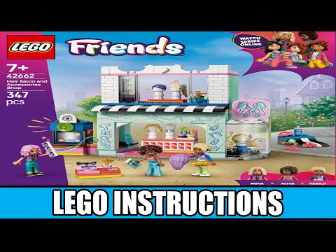 LEGO Instructions - Friends - 42662 - Hair Salon and Accessories Store - Heartlake City