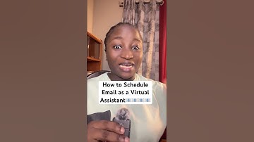 How to Schedule Emails as a Virtual Assistant #emailmanagement #email #virtualassistant