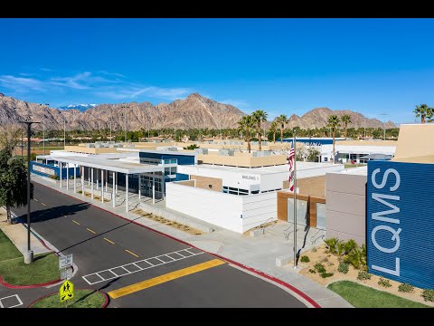 La Quinta Middle School modernization - Aerial Drone