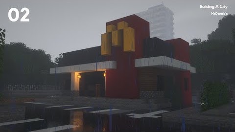 Constructing a City in Minecraft #2 | McDonald