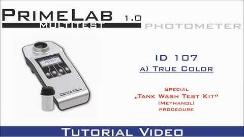 PrimeLab – True Colour – Methanol Method