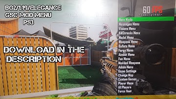 [BO2/1.19]  ELEGANCE V4+FIX GSC MOD MENU+DOWNLOAD