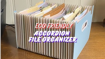 Accordion File Organizer - Ecostash
