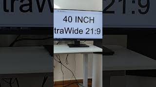 27-Inch Vs 40-Inch Monitor Side By Side Size Comparison