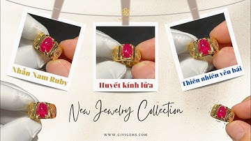 Nhẫn nam Ruby Yên Bái thiên nhiên huyết kính lửa chất ngọc tuyệt chủng