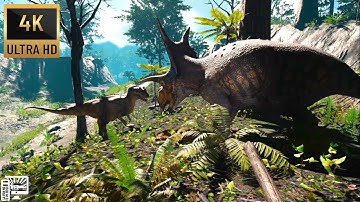 Ceratosaurus vs Xenoceratops - Collision Course Gameplay (PC 4K 120Fps)