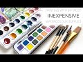 Painting Florals With My Most Inexpensive Watercolour Supplies