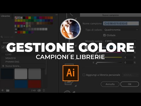 Video: Come aggiungo il colore alla libreria di Illustrator?