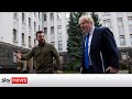 Ukraine War: Boris Johnson welcomed to Kyiv by Volodymyr Zelenskyy