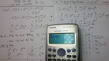 [Toán 11] TỔ HỢP - XÁC SUẤT - NEWTON - P13