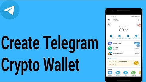 How to Create  Telegram Crypto Wallet