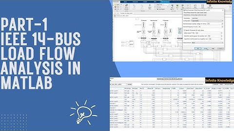 IEEE 14-bus systeemmodel in MATLAB Simulink & Load flow Study Deel 1