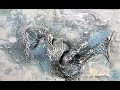 Abstraktes Malen-Mischtechniken-Abstract Art Painting / V103