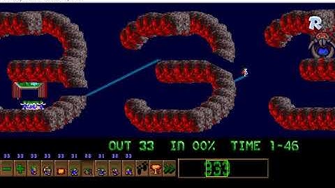 Lemmings Custom Level - Only Half A Devil