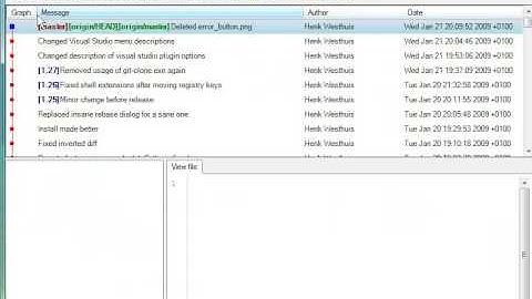 Git Extensions - 4 Pull changes