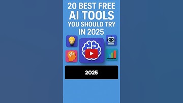 20 Best Free AI Tools You Should Try in 2025 🤖