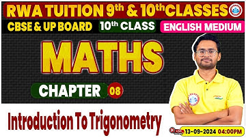 10th Class Maths Chapter 08 | Introduction To Trigonometry | 10th By aakash Sir