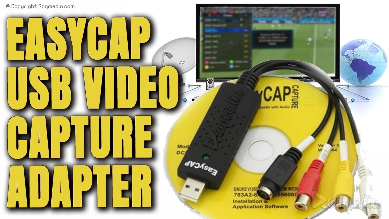 EASYCAP USB Audio Video Capture Adapter TV VHS DVD 