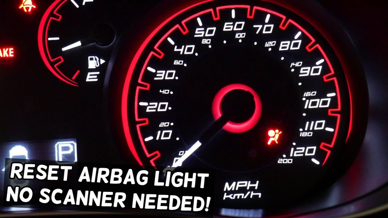 HOW TO RESET AIRBAG LIGHT WITHOUT TOOLS SCANNER ON DODGE DART, CHRYSLER