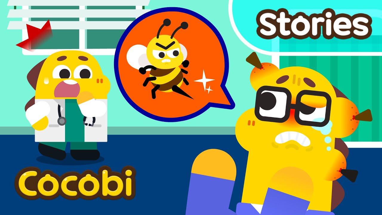 ¡Una abeja picó a papá!🐝😵 | Animados para Niños | Hospital Cocobi | Episodio 6