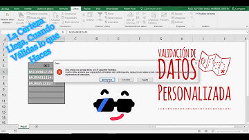 ✅ VALIDACIÓN DE DATOS en Excel [Validación Personalizada de textos y números]