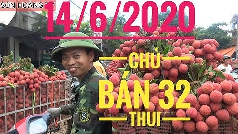 Cập Nhật Giá Vải Thiều Lục Ngạn 14/6/2020 tại ngã ba Tân Hoa ( Luc Ngan litchi )