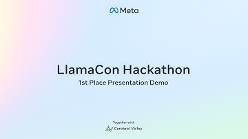 LlamaCon Hackathon First Place Winner: Team OrgLens