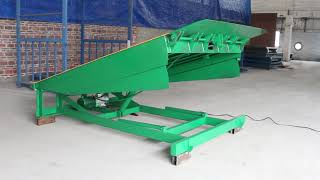 High performance 8t 10t 12t capacity fixed loading dock for container with truck forklift