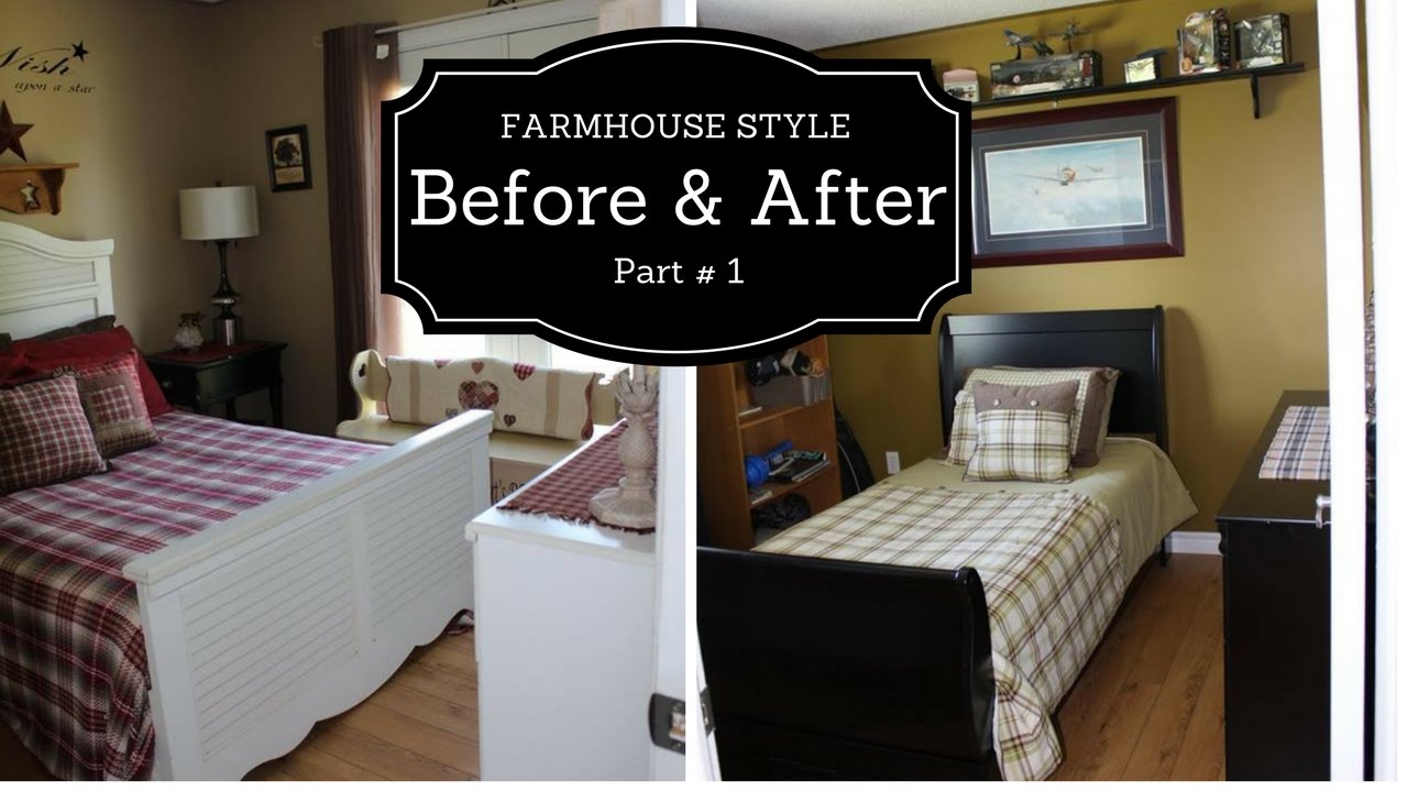 farmhouse style bedroom makeover 2017 part#1 - youtube farmhouse style bedroom makeover 2017 part#1 - youtube