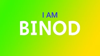 Who is Binod  Python package On Binod 😍