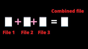 Merge two or more files into one file using copy command.