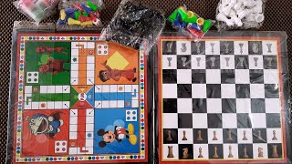 Unboxing Video|| ludo, snake & ladder,chess board|| RINOOZ VLOG screenshot 5