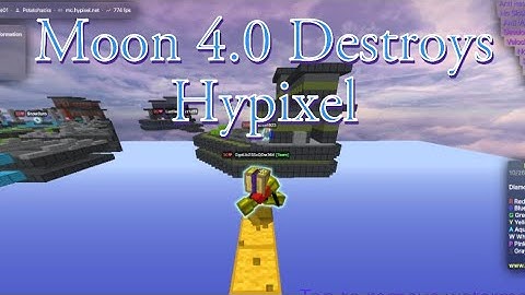 Moon 4.0 Destroys WatchDog on Hypixel with config
