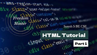 HTML Tutorial | Part 1| in Tamil for Web Development: Learn the Basics and Beyond
