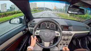 2006 Opel Astra H Cabrio [1.9 CDTI 150HP] |0-100| POV Test Drive #1744 Joe Black