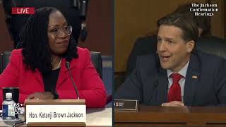 WATCH: Sen. Ben Sasse questions Jackson in Supreme Court confirmation hearings