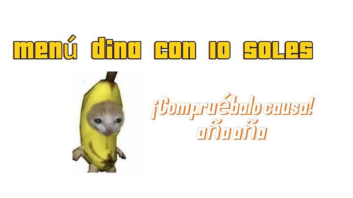 Menu dina 10 soles
