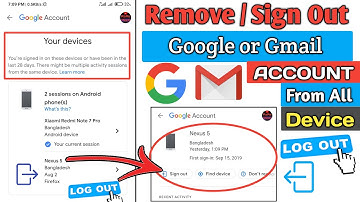 How to Remove or Sign Out Google Account From All Devices 🙂