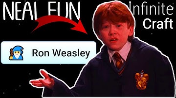 How to Make Ron Weasley in Infinite Craft | Get Ron Weasley in Infinite Craft