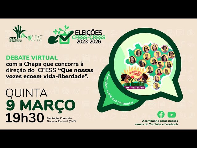 ELEIÇÕES CFESS-CRESS: A VOTAÇÃO ON-LINE COMEÇOU!