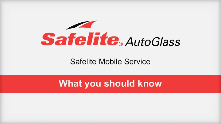 Safelite AutoGlass® Mobile Service: What You Should Know