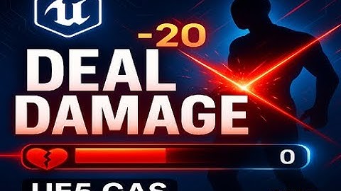 Tutorial 16: Apply Incoming Damage using Attributes and Gameplay Effects (UE5, GAS, C++)