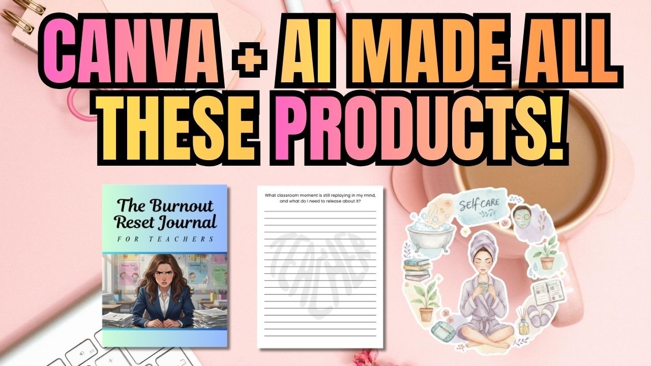 Watch me create 3 digital products with AI and Canva to sell on Etsy ...