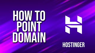 how to point domain hostinger tutorial