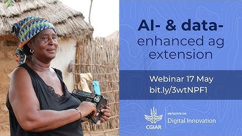 AI- and data-enhanced agricultural extension